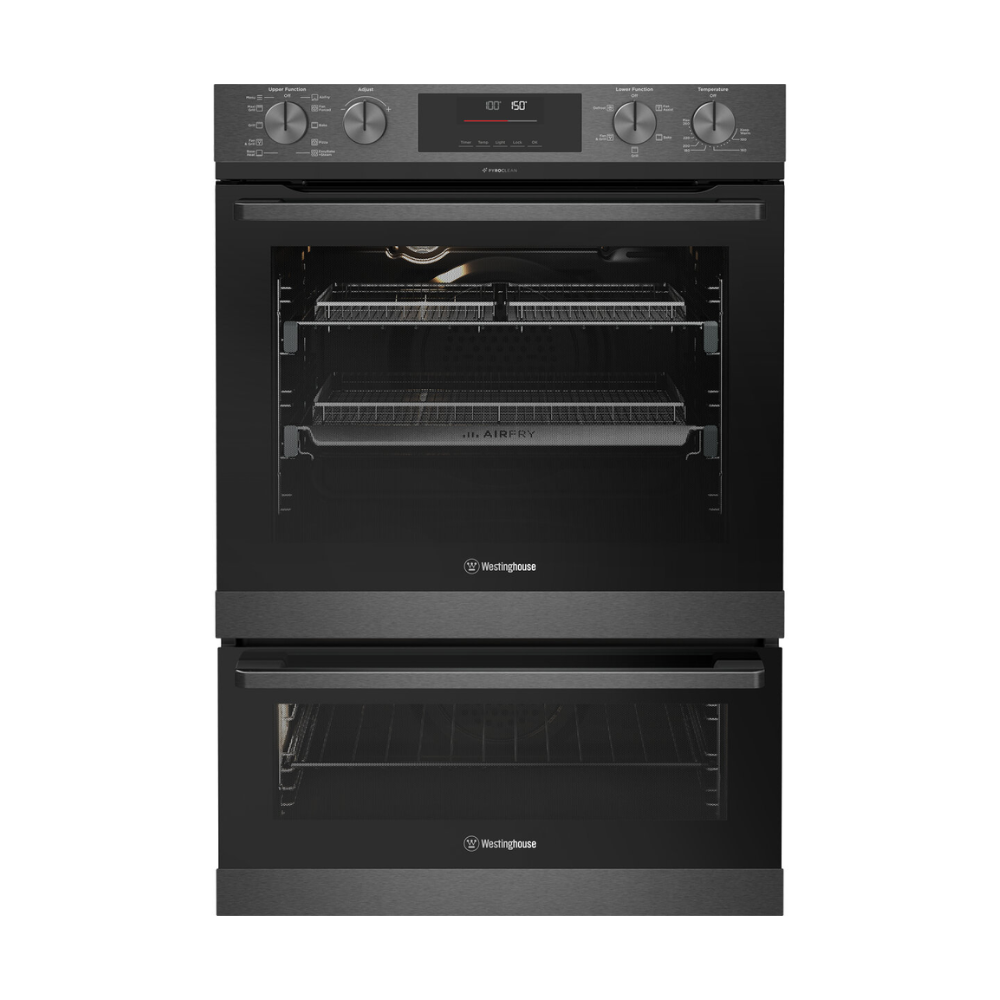 Westinghouse WVEP6727DD 60cm Pyrolytic Double Oven with AirFry & Steam Brisbane Home Appliances