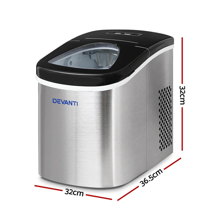 Devanti 2.4L Portable Ice Maker - Brisbane Home Appliances