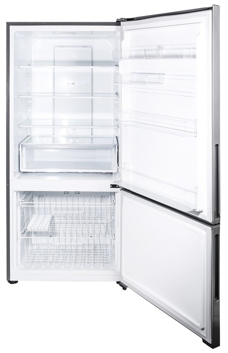 Westinghouse 425L Bottom Mount Fridge WBE4302BCL Silver, Efficient Brisbane Home Appliances