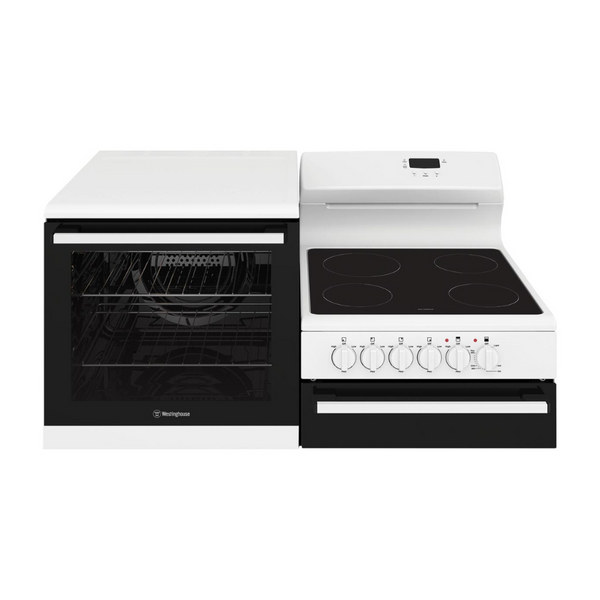 Westinghouse WDE143WCBL 110cm Freestanding Electric Oven with Ceramic Cooktop & Grill - Brisbane Home Appliances