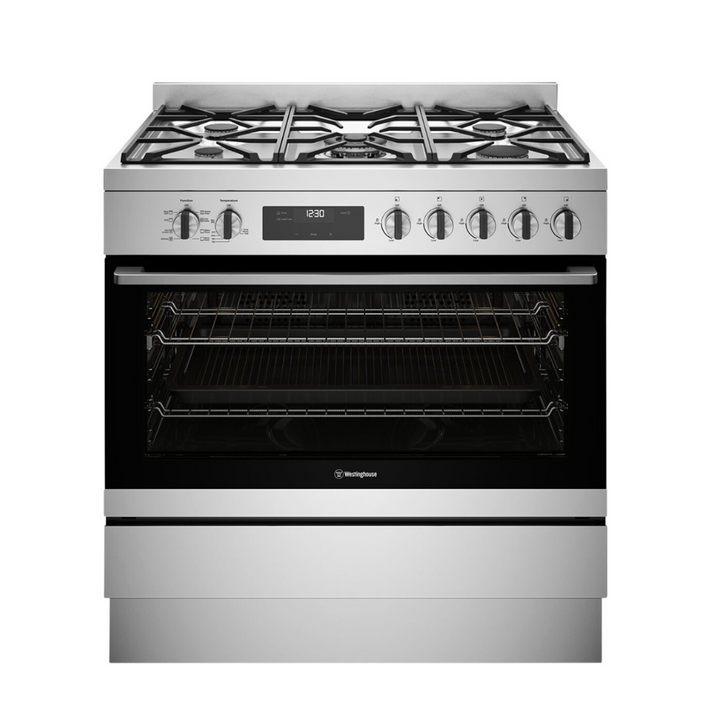 Westinghouse WFE9515SD 90cm Dual Fuel Upright Cooker - Brisbane Home Appliances