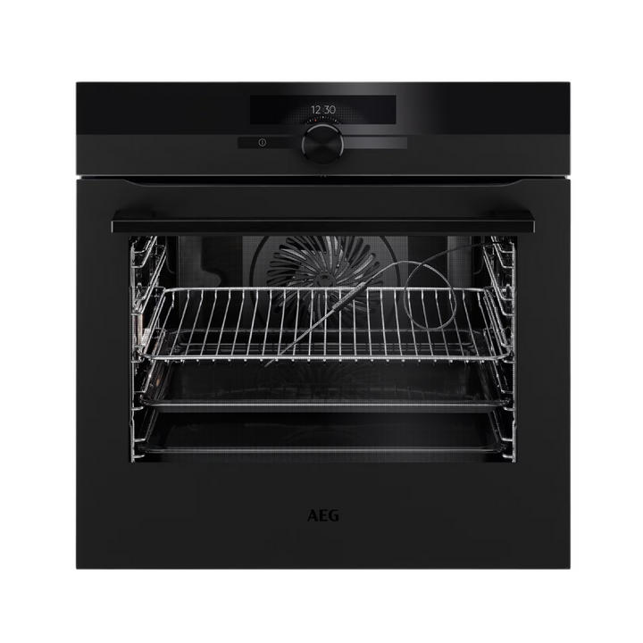 AEG BPK94733PT 60cm Sensecook Pyroluxe™ Multifunction 17 Oven, Matte Black - Brisbane Home Appliances