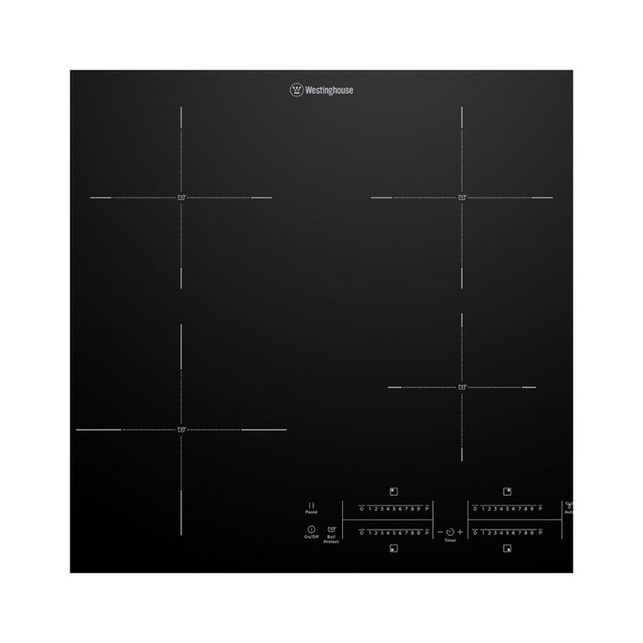 Westinghouse WHI643BE 60cm 4 zone induction cooktop with BoilProtect - Brisbane Home Appliances