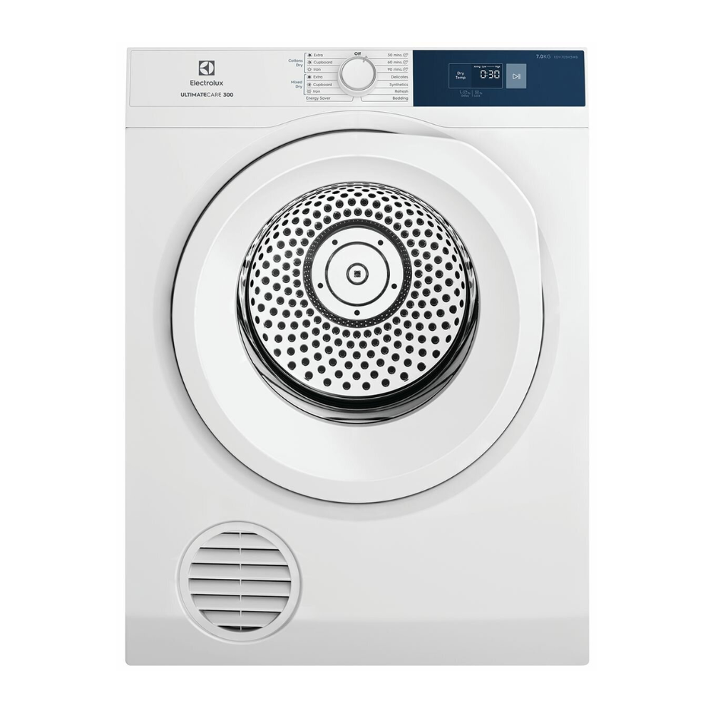 Electrolux EDV705H3WB 7kg SensorDry Vented Dryer - Brisbane Home Appliances