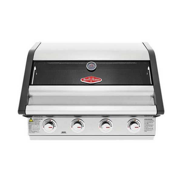 Beefeater BBG1640SA 1600 Series Dark 4 Burner Built-In BBQ - Brisbane Home Appliances
