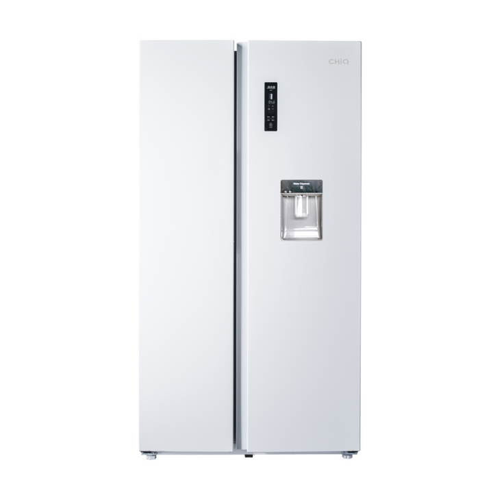CHiQ CSS559NWD 559L Side By Side Fridge White (Brand New) - Brisbane Home Appliances