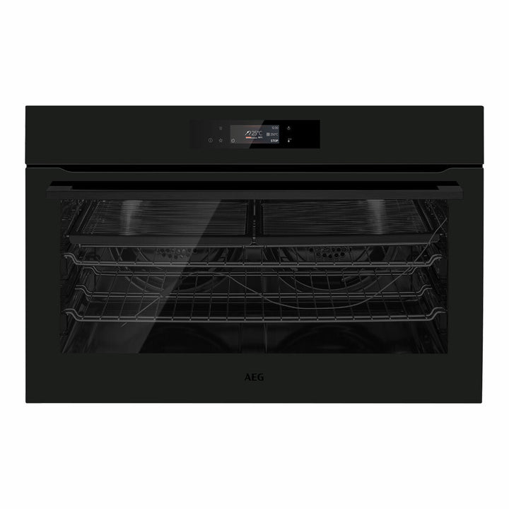 AEG BPK75891PT 90cm SenseCook Pyroluxe Multifunction Oven, Matte Black - Brisbane Home Appliances
