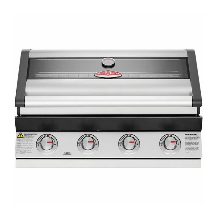 Beefeater BBG1640SA 1600 Series Dark 4 Burner Built-In BBQ - Brisbane Home Appliances