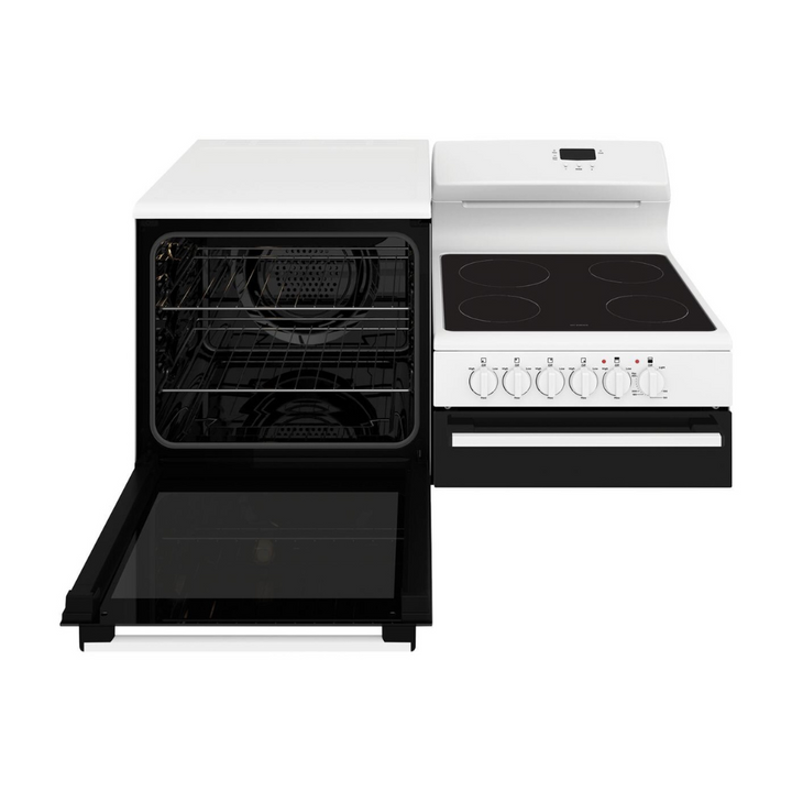 Westinghouse WDE143WCBL 110cm Freestanding Electric Oven with Ceramic Cooktop & Grill - Brisbane Home Appliances