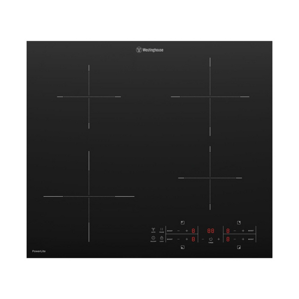 Westinghouse WHI642BE 60cm 4 Zone PowerLite Induction Cooktop
