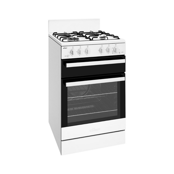 Chef CFG503WCH 54cm Freestanding Upright Cooker