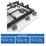 Electrolux 75 cm UltimateTaste 900 5 burner gas cooktop - Brisbane Home Appliances