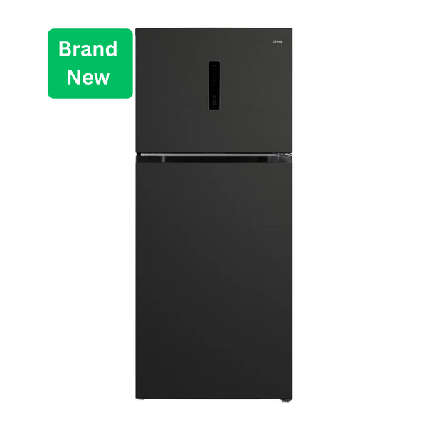 CHiQ CTM409NBS5E 410L Top Mount Fridge Black Steel