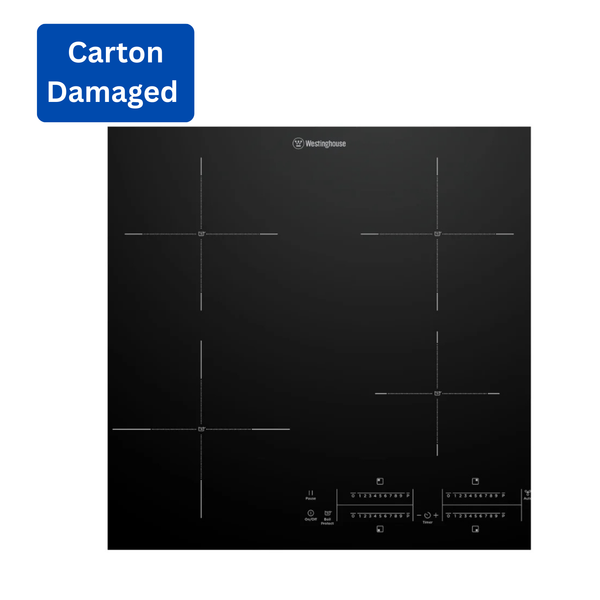 Westinghouse WHI643BE 60cm 4 zone induction cooktop with BoilProtect