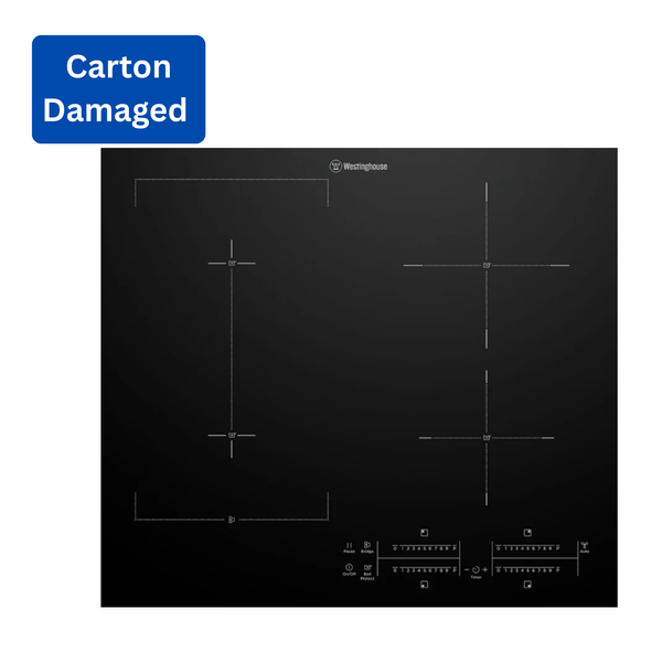 Westinghouse WHI645BE 60cm 4 zone induction cooktop with BoilProtect