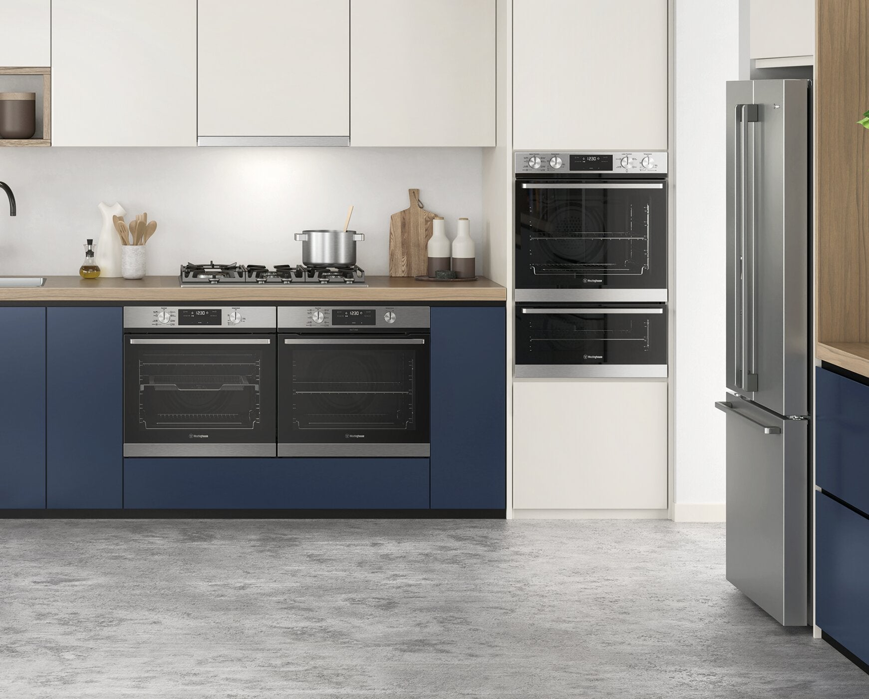 Westinghouse 60 cm Electric Built-In Double Oven - Brisbane Home Appliances
