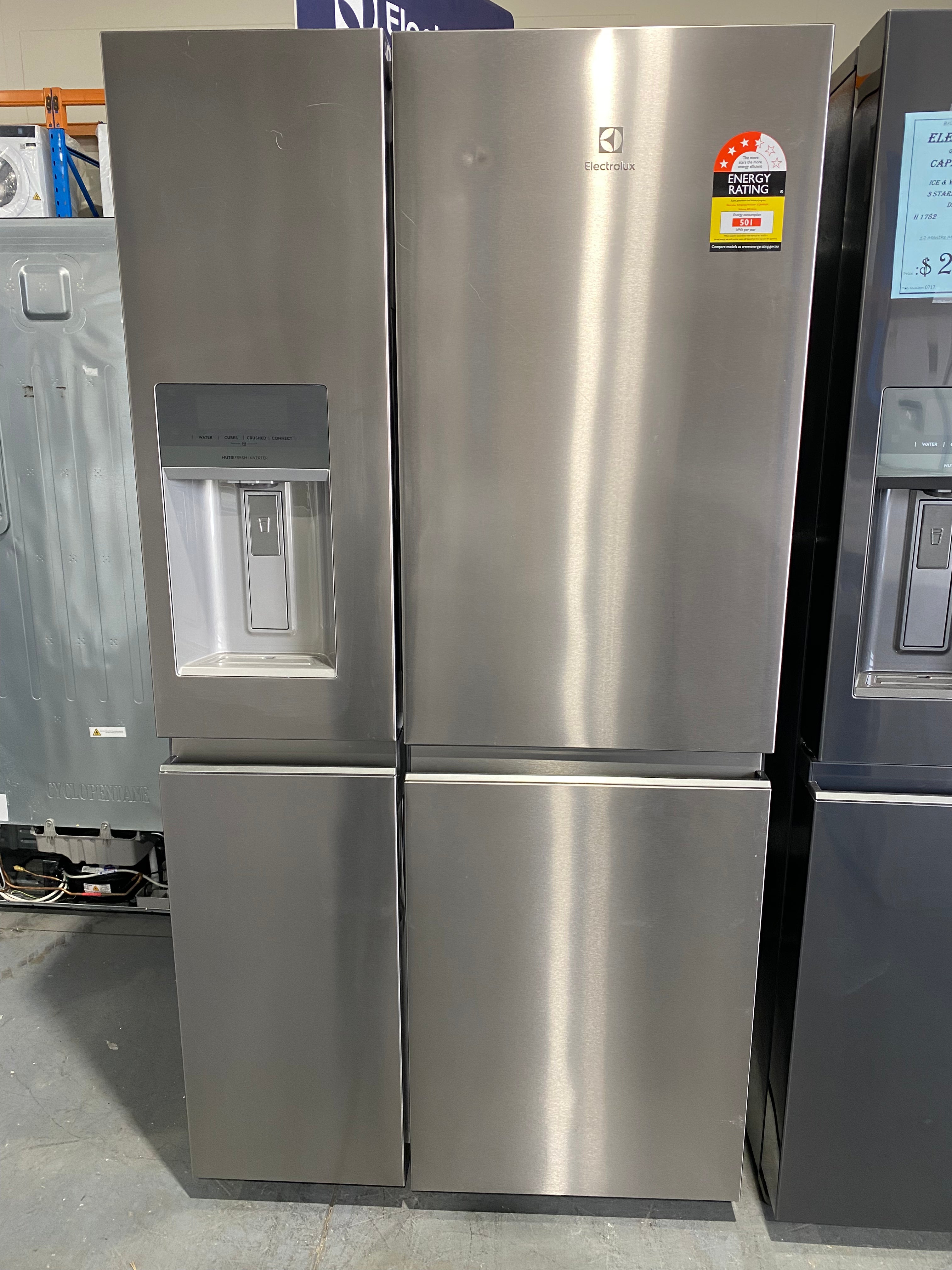 Factory Second Electrolux 609 L UltimateTaste French Door Fridge - Brisbane Home Appliances