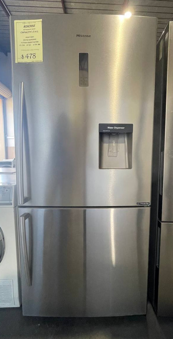 Hisense 514L Bottom Mount Fridge - Brisbane Home Appliances