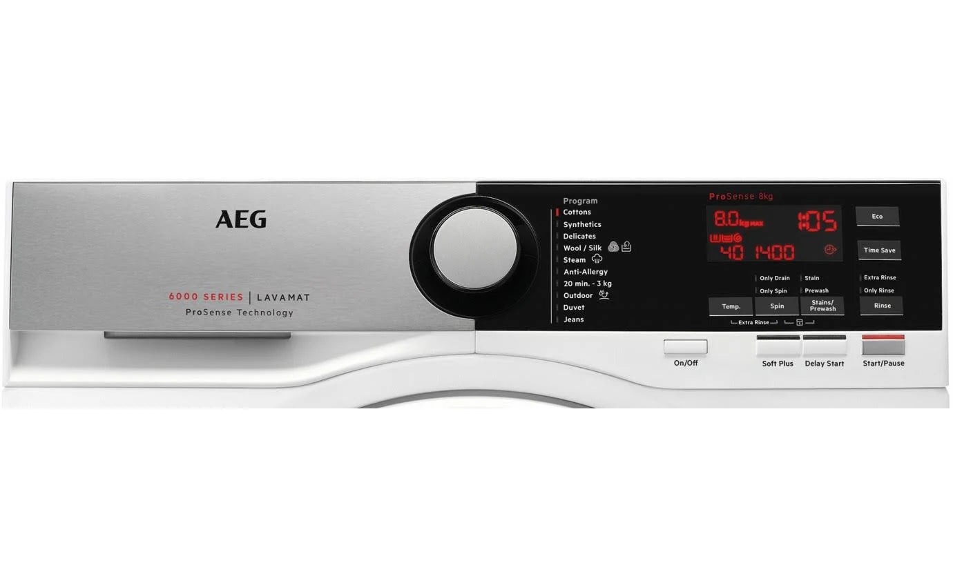 AEG 8 kg Front Load Washer - Brisbane Home Appliances