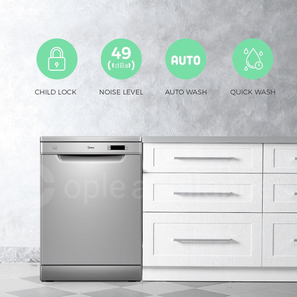 Midea Freestanding Dishwasher 14 P/S (Brand NEW) - Brisbane Home Appliances