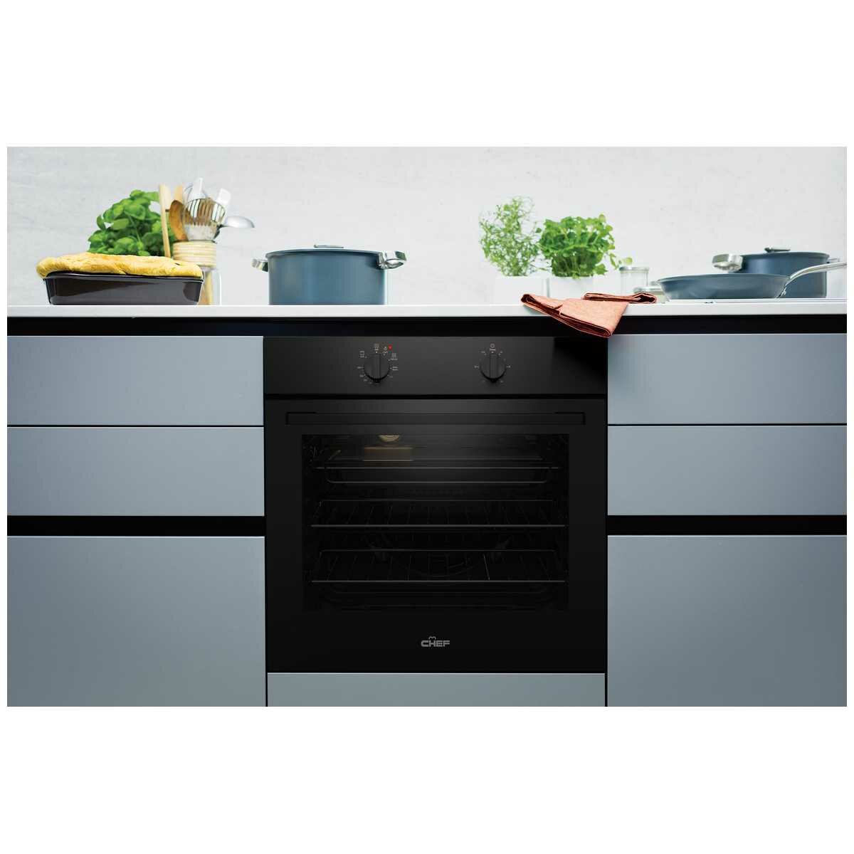 Chef 60cm Electric Fan Forced Built-In Oven - Brisbane Home Appliances