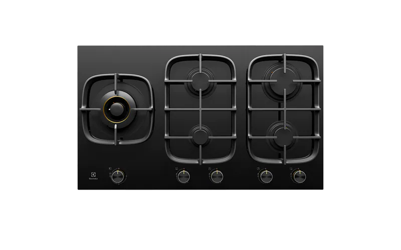 Electrolux 90cm Ceramic Glass 5 burner gas cooktop - Brisbane Home Appliances