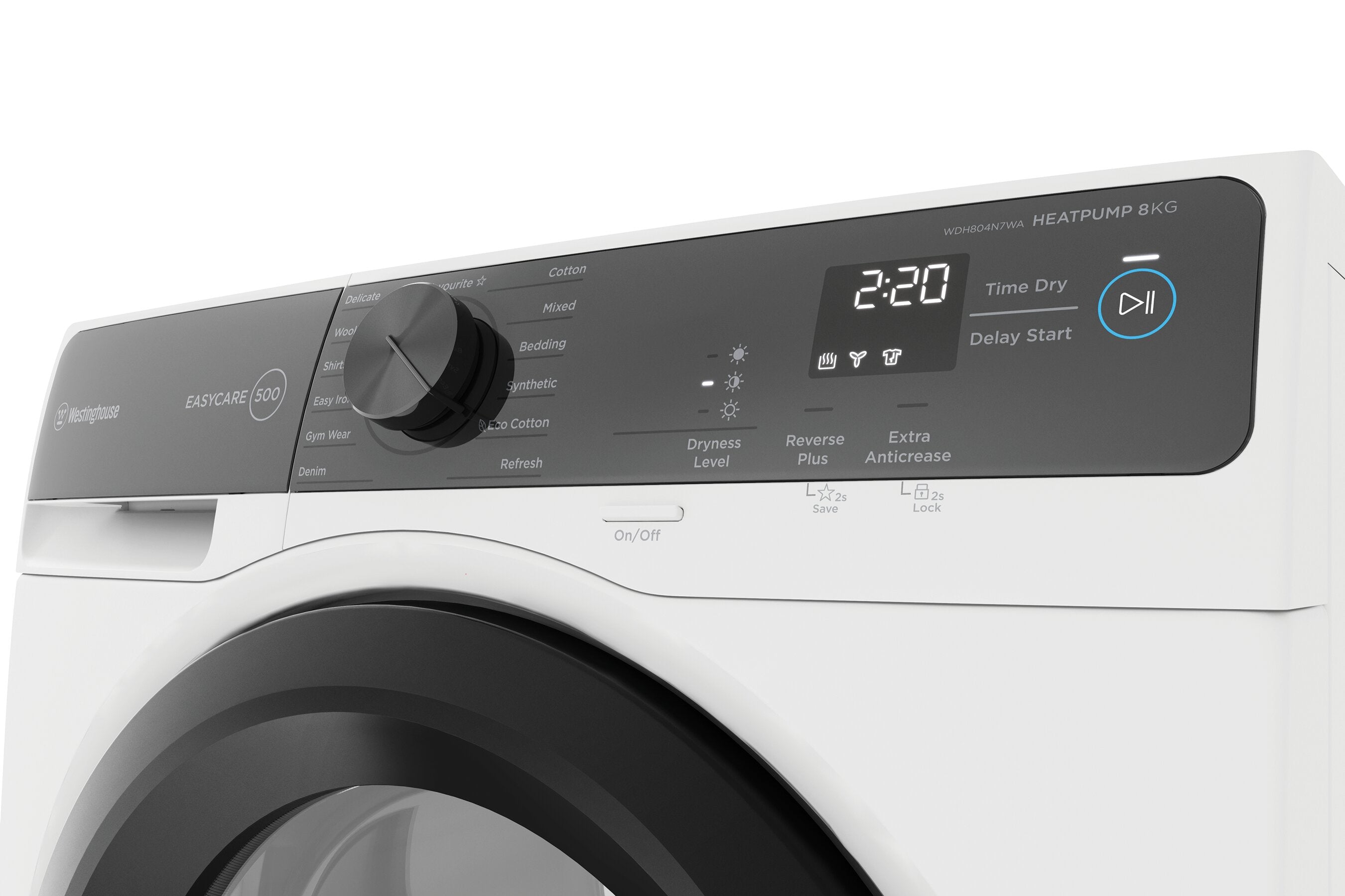 Westinghouse 8kg EasyCare 500 series Heat Pump Dryer - Brisbane Home Appliances