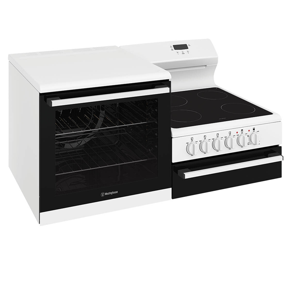 Westinghouse Elevated Electric Cooker with Ceramic Cooktop - Brisbane Home Appliances